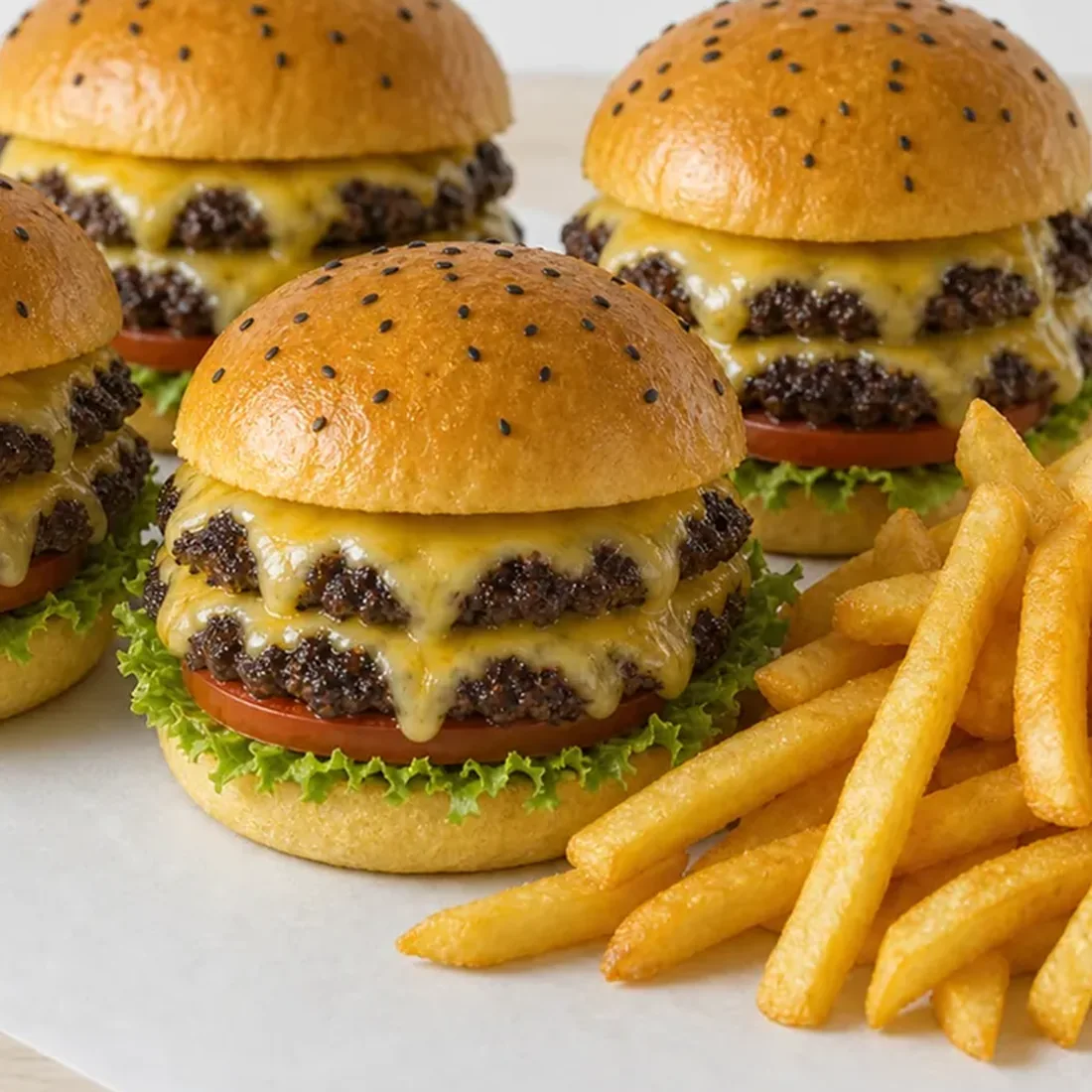 4 x Doble queso, otra vista