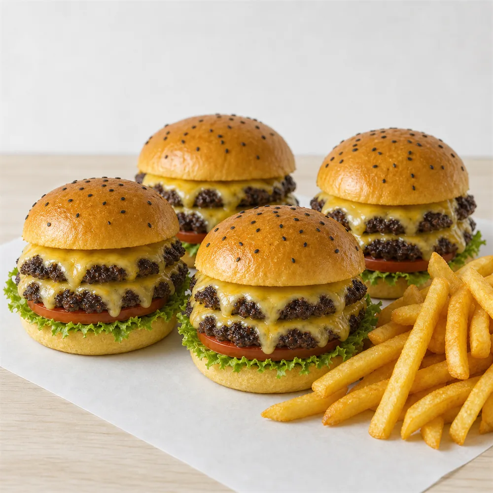 4 x Doble queso